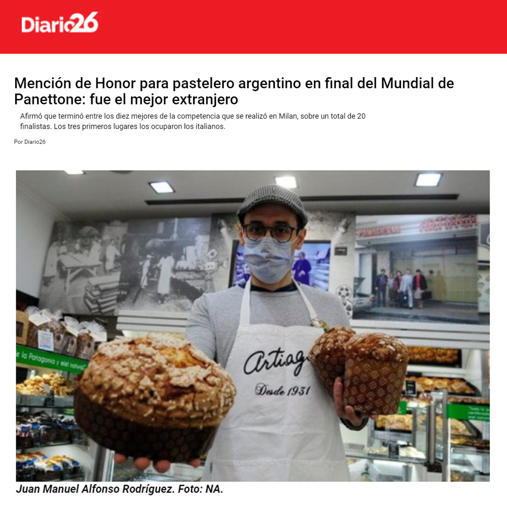 Nota Diario 26 - Juan Mar - Panadería Artiaga