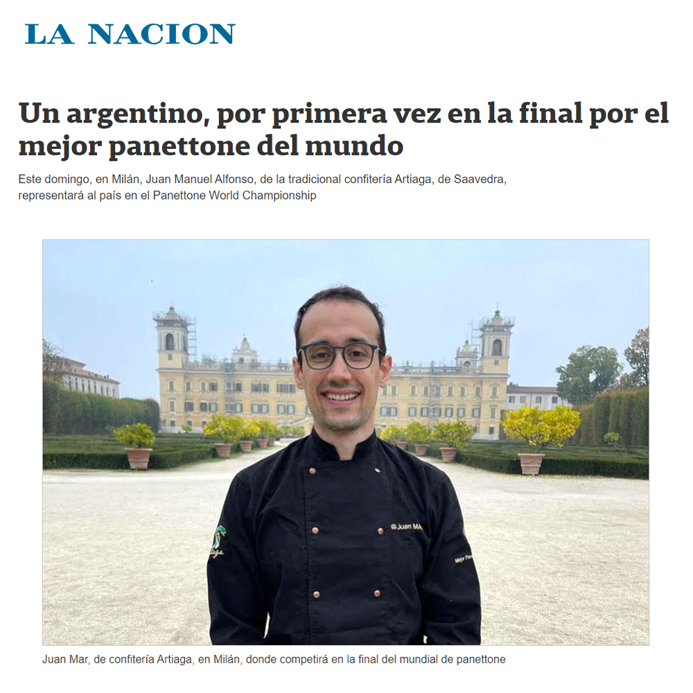Nota La Nación, Un Argentino... - Juan Mar - Panadería Artiaga