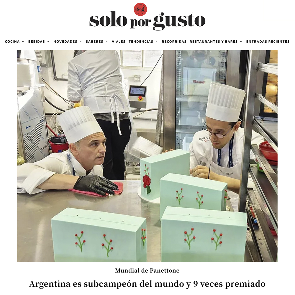Solo x Gusto - Mundial Panettone 2025 - Prensa Juan Mar